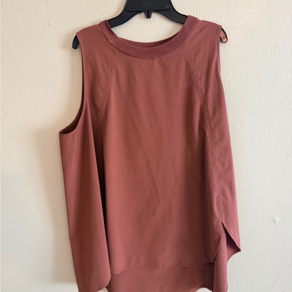 Athleta Sleeveless Rose Brown Tank